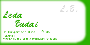 leda budai business card